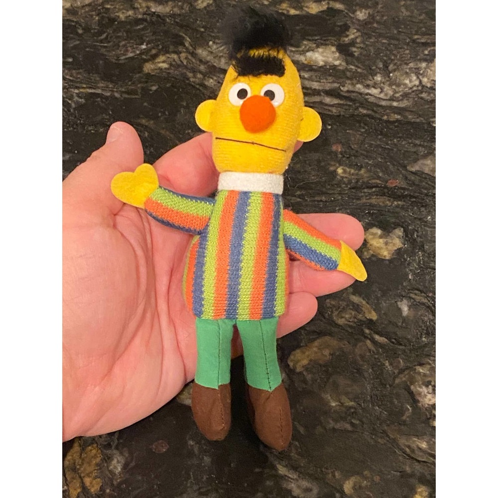 Vintage Applause Sesame Street mini Bert Muppet plush toy